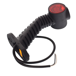 LAMPA OBRYSOWA BIAŁO-CZERW.-POM. DIODOWA NA WYSIĘG. UKOŚNYM, DŁUGA, PRAWA, 12/24V-347595534