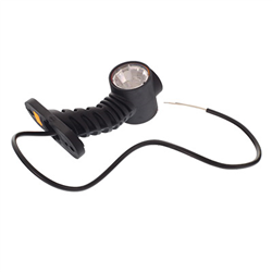 LAMPA OBRYSOWA BIAŁO-CZERW.-POM. DIODOWA NA WYSIĘG. UKOŚNYM, KRÓTKA, PRAWA,12/24V-347595540