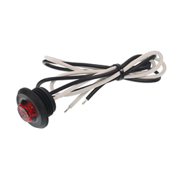 LAMPA OBRYSOWA CZERWONA DIODOWA 1-LED, 12/24V-347595557