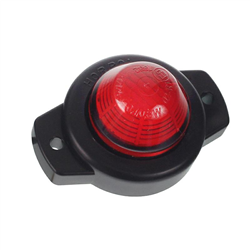 LAMPA OBRYSOWA CZERWONA DIODOWA POJEDYN. 12/24V-347595577