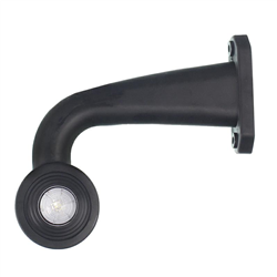LAMPA OBRYSOWA BIAŁO-CZERWONA DIODOWA NA WYSIĘGNIKU ŁAMANYM,LEWA DŁUGA,12/24V-347595584