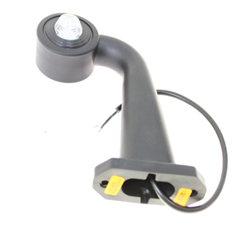 LAMPA OBRYSOWA BIAŁO-CZERWONA DIODOWA NA WYSIĘGNIKU ŁAMANYM,LEWA DŁUGA,12/24V-347595583
