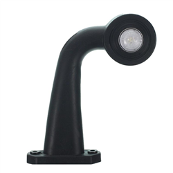LAMPA OBRYSOWA BIAŁO-CZERWONA DIODOWA NA WYSIĘGNIKU ŁAMANYM,PRAWA DŁUGA,12/24V-347595587
