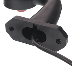 LAMPA OBRYSOWA BIAŁO-CZERWONA DIODOWA NA WYSIĘGNIKU ŁAMANYM,LEWA KRÓTKA,12/24V-347595591