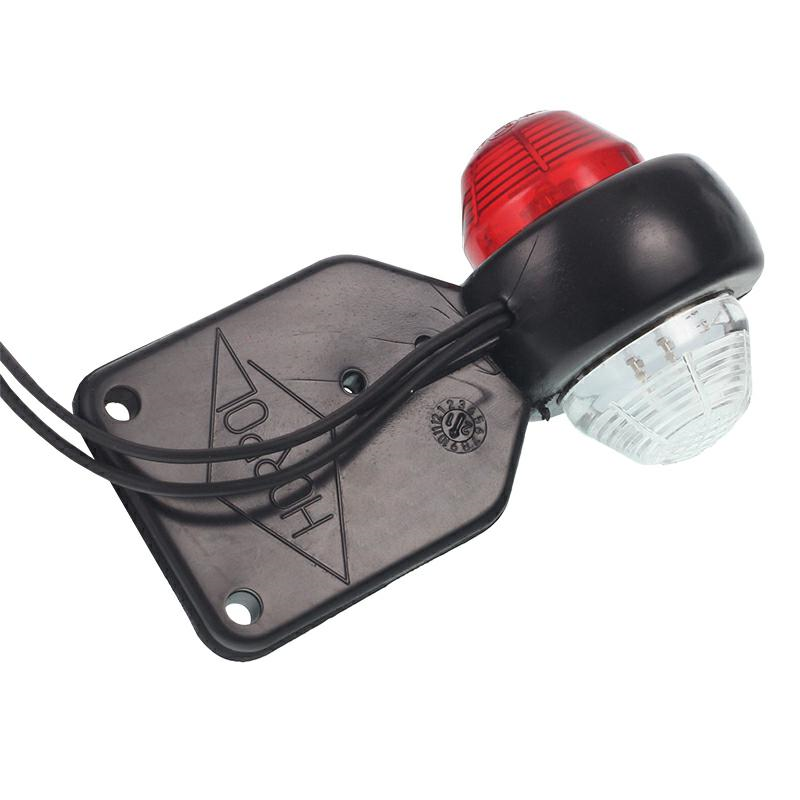 LAMPA OBRYSOWA BIAŁO-CZERWONA DIODOWA WISZĄCA, PRAWA, 12/24V-347595599