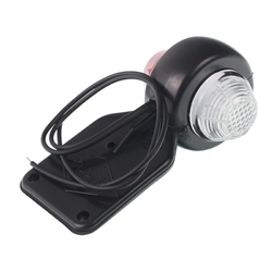 LAMPA OBRYSOWA BIAŁO-CZERWONA DIODOWA WISZĄCA, PRAWA, 12/24V-347595598