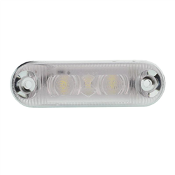 LAMPA OBRYSOWA BIAŁA DIODOWA OWALNA 12/24V-347595602
