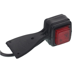 LAMPA OBRYSOWA BIAŁO-CZERWONA DIODOWA WISZĄCA , PRAWA, 12/24V-347595612