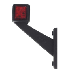 LAMPA OBRYSOWA BIAŁO-CZERWONA DIODOWA NA WYSIĘGNIKU UKOŚNYM, LEWA, 12/24V-347595615