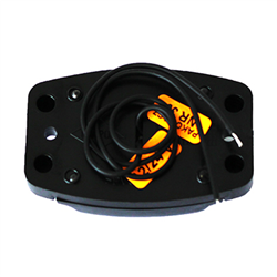 LAMPA OBRYSOWA CZERWONA DIODOWA NA PODST. GUMOWEJ, 12/24V-347595625