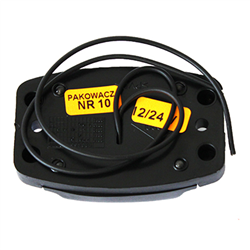 LAMPA OBRYSOWA POMARAŃCZOWA DIODOWA NA PODSTAWIE GUMOWEJ, 12/24V-347595627