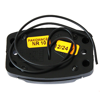 LAMPA OBRYSOWA POMARAŃCZOWA DIODOWA NA PODSTAWIE GUMOWEJ, 12/24V-347595627