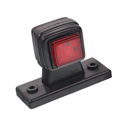 LAMPA OBRYSOWA BIAŁO-CZERWONA DIODOWA NA WYSIĘGNIKU PROSTYM,PRAWA KRÓT. 12/24V-347595637