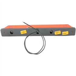 LAMPA OBRYSOWA CZERWONA DIODOWA DŁUGA, 12/24V-347595647