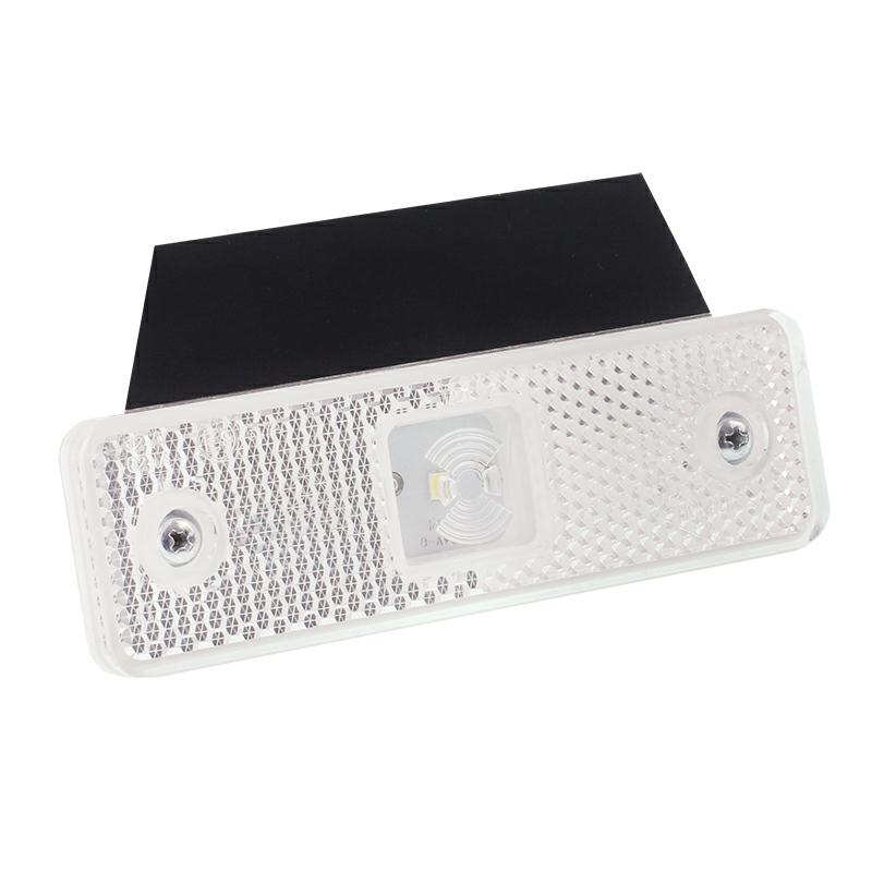 LAMPA OBRYSOWA BIAŁA DIODOWA Z UCHWYTEM, 12/24V, BEZ RAMKI-347595649