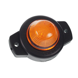 LAMPA OBRYSOWA POMARAŃCZOWA DIODOWA POJEDYNCZA 12/24V-347595651
