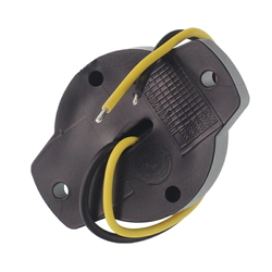 LAMPA OBRYSOWA POMARAŃCZOWA DIODOWA POJEDYNCZA 12/24V-347595652