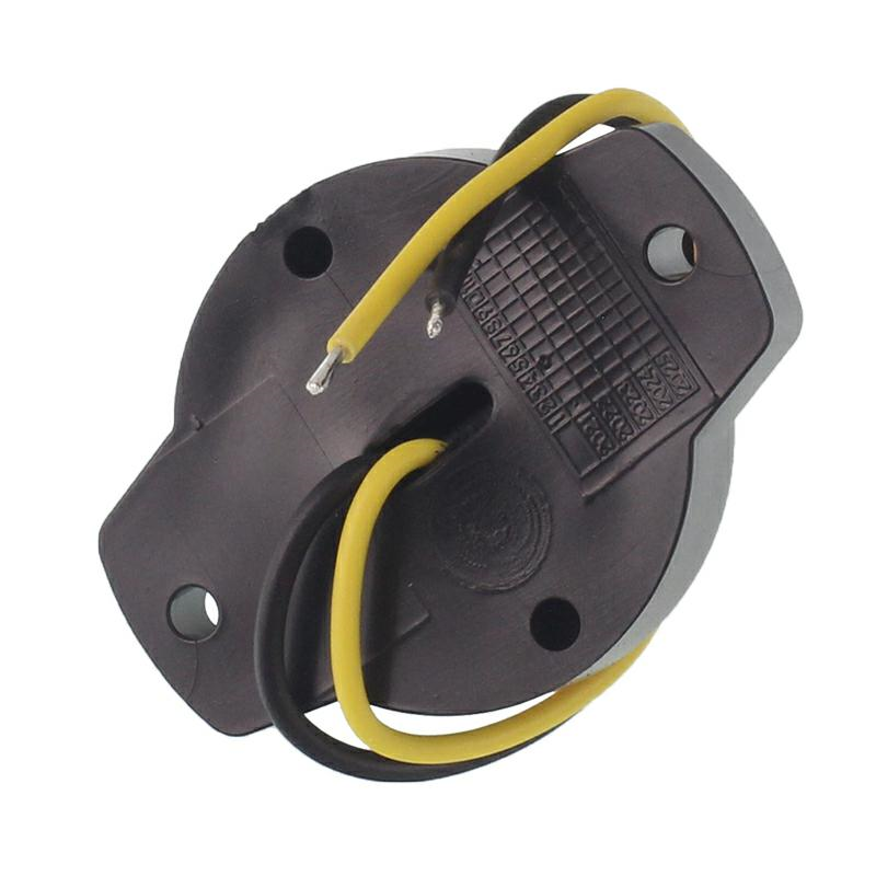 LAMPA OBRYSOWA POMARAŃCZOWA DIODOWA POJEDYNCZA 12/24V-347595652