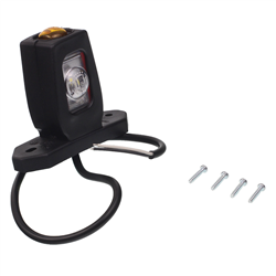 LAMPA OBRYSOWA BIAŁO-CZERW.-POM. DIODOWA NA WYSIĘG. 12/24V-347595658