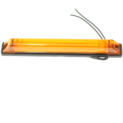 LAMPA OBRYSOWA POMARAŃCZOWA DIODOWA DŁUGA, 12/24V-347595662