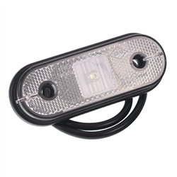 LAMPA OBRYSOWA BIAŁA DIODOWA Z ODBL. 12/24V-347595675