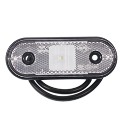 LAMPA OBRYSOWA BIAŁA DIODOWA Z ODBL. 12/24V-347595677