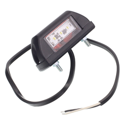 LAMPA OBRYSOWA BIAŁO-CZERWONA DIODOWA 12/24V-347595696
