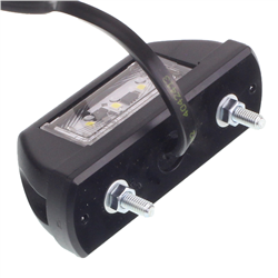 LAMPA OBRYSOWA BIAŁO-CZERWONA DIODOWA 12/24V-347595698
