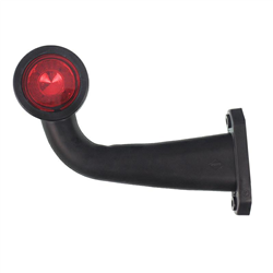 LAMPA OBRYSOWA BIAŁO-CZERWONA DIODOWA NA WYSIĘGNIKU ŁAMANYM,LEWA DŁUGA,12/24V-347595712
