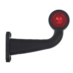 LAMPA OBRYSOWA BIAŁO-CZERWONA DIODOWA NA WYSIĘGNIKU ŁAMANYM,PRAWA DŁUGA,12/24V-347595715
