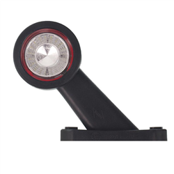 LAMPA OBRYSOWA BIAŁO-CZERWONA DIODOWA NA WYSIĘGNIKU UKOŚNYM,LEWA KRÓTKA,12/24V-347595719