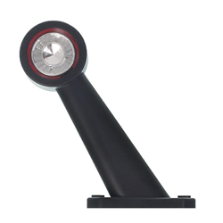 LAMPA OBRYSOWA BIAŁO-CZERWONA DIODOWA NA WYSIĘGNIKU UKOŚNYM,LEWA DŁUGA,12/24V-347595725