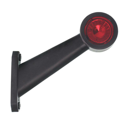 LAMPA OBRYSOWA BIAŁO-CZERWONA DIODOWA NA WYSIĘGNIKU UKOŚNYM,PRAWA DŁUGA,12/24V-347595727