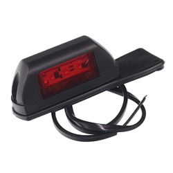 LAMPA OBRYSOWA BIAŁO-CZERWONA DIODOWA Z WIESZAKIEM, LEWA, 12/24V-347595730