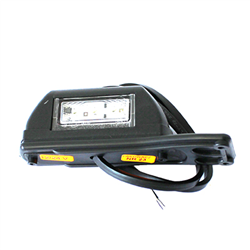 LAMPA OBRYSOWA BIAŁO-CZERWONA DIODOWA Z WIESZAKIEM, PRAWA, 12/24V-347595733