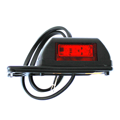 LAMPA OBRYSOWA BIAŁO-CZERWONA DIODOWA Z WIESZAKIEM, PRAWA, 12/24V-347595734