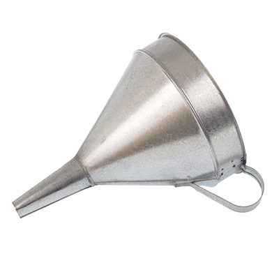 LEJEK DO PALIWA METALOWY PROSTY DUŻY - FI 230MM, H=360MM-347595766