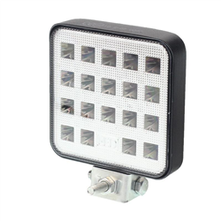 LAMPA ROBOCZA HALOGEN LED, 19 LED MINI, KWADRATOWA, 10-36V, 83X83X20 MM, OBUDOWA ALUM.-347595880