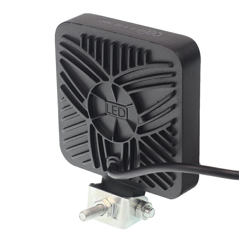 LAMPA ROBOCZA HALOGEN LED, 19 LED MINI, KWADRATOWA, 10-36V, 83X83X20 MM, OBUDOWA ALUM.-347595882
