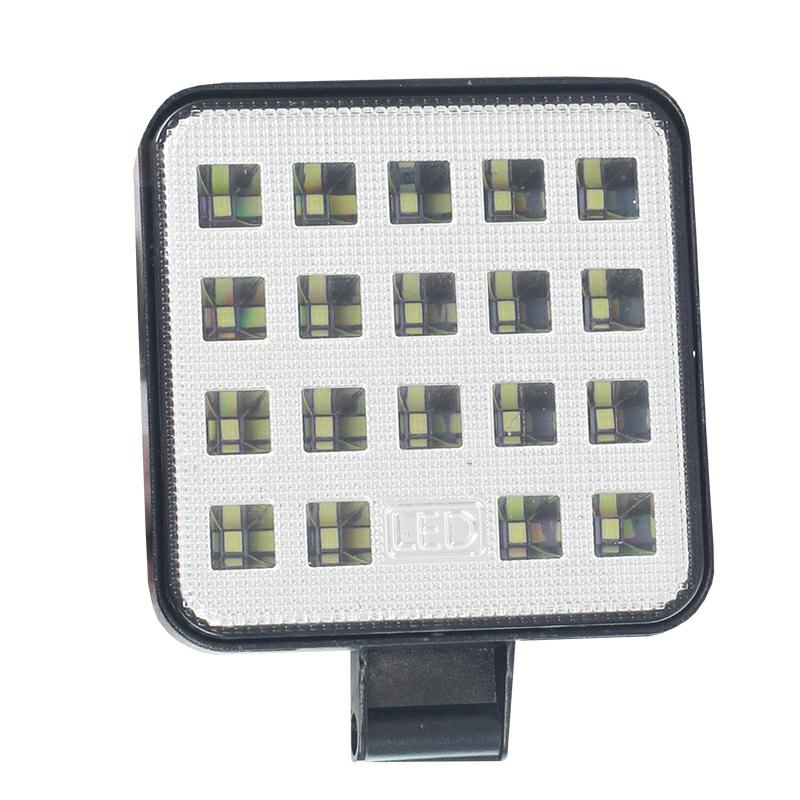 LAMPA ROBOCZA HALOGEN LED, 19 LED MINI, KWADRATOWA, 10-36V, 83X83X20 MM, OBUDOWA ALUM.-347595881