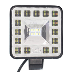 LAMPA ROBOCZA HALOGEN LED, 23 LED MINI, KWADRATOWA, 10-36V, 83X83X20 MM, OBUDOWA ALUM.-347595886
