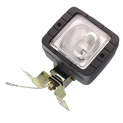 LAMPA ROBOCZA PROSTOKĄTNA PLASTIKOWA ŻARÓWKA, 12V, 55W/70W-347595937