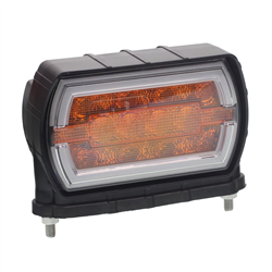 LAMPA ZESP. PRZEDNIA DIODOWA Z KIERUNKOWSKAZEM PRZEDNIM, 12/24V, UNIWERSALNA L/P, DOLNE MOCOWANIE + PRZEWÓD 1M-347596017