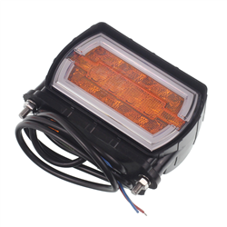 LAMPA ZESP. PRZEDNIA DIODOWA Z KIERUNKOWSKAZEM PRZEDNIM, 12/24V, UNIWERSALNA L/P, DOLNE MOCOWANIE + PRZEWÓD 1M-347596020