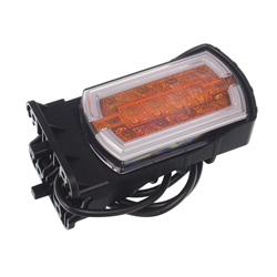 LAMPA ZESP. PRZEDNIA DIODOWA Z KIERUNKOWSKAZEM PRZEDNIM I BOCZNYM 12/24V, UNIWERSALNA L/P, WERSJA NA RURĘ + PRZEWÓD 1M-347596022