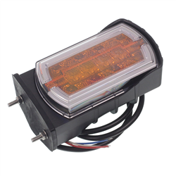 LAMPA ZESP. PRZEDNIA DIODOWA Z KIERUNKOWSKAZEM PRZEDNIM, 12/24V, UNIWERSALNA L/P, BOCZNE MOCOWANIE + PRZEWÓD 1M-347596036