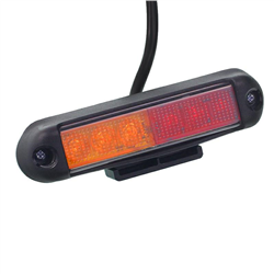 LAMPA TYLNA ZESP. DIODOWA L/P, 12/24V, Z UCHWYTEM, 125MM X 32MM X 20MM-347596051