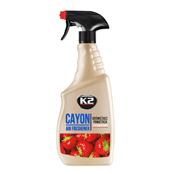 ODŚWIEŻACZ POWIETRZA W SPRAYU - K2 CAYON TRUSKAWKA 700ML-347596171