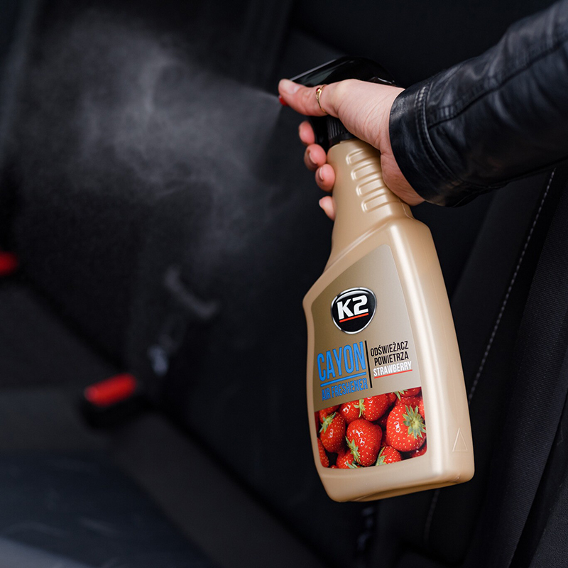 ODŚWIEŻACZ POWIETRZA W SPRAYU - K2 CAYON TRUSKAWKA 700ML-347596172