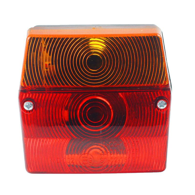 LAMPA TYLNA ZESP. 2-SEGM. LEWA PRZYCZEPKA KWADRATOWA, OŚWIETLENIE TABLICY REJESTRACYJNEJ BEZ PRZEWODU-347596550